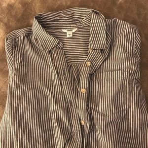 Womens striped dress shirt